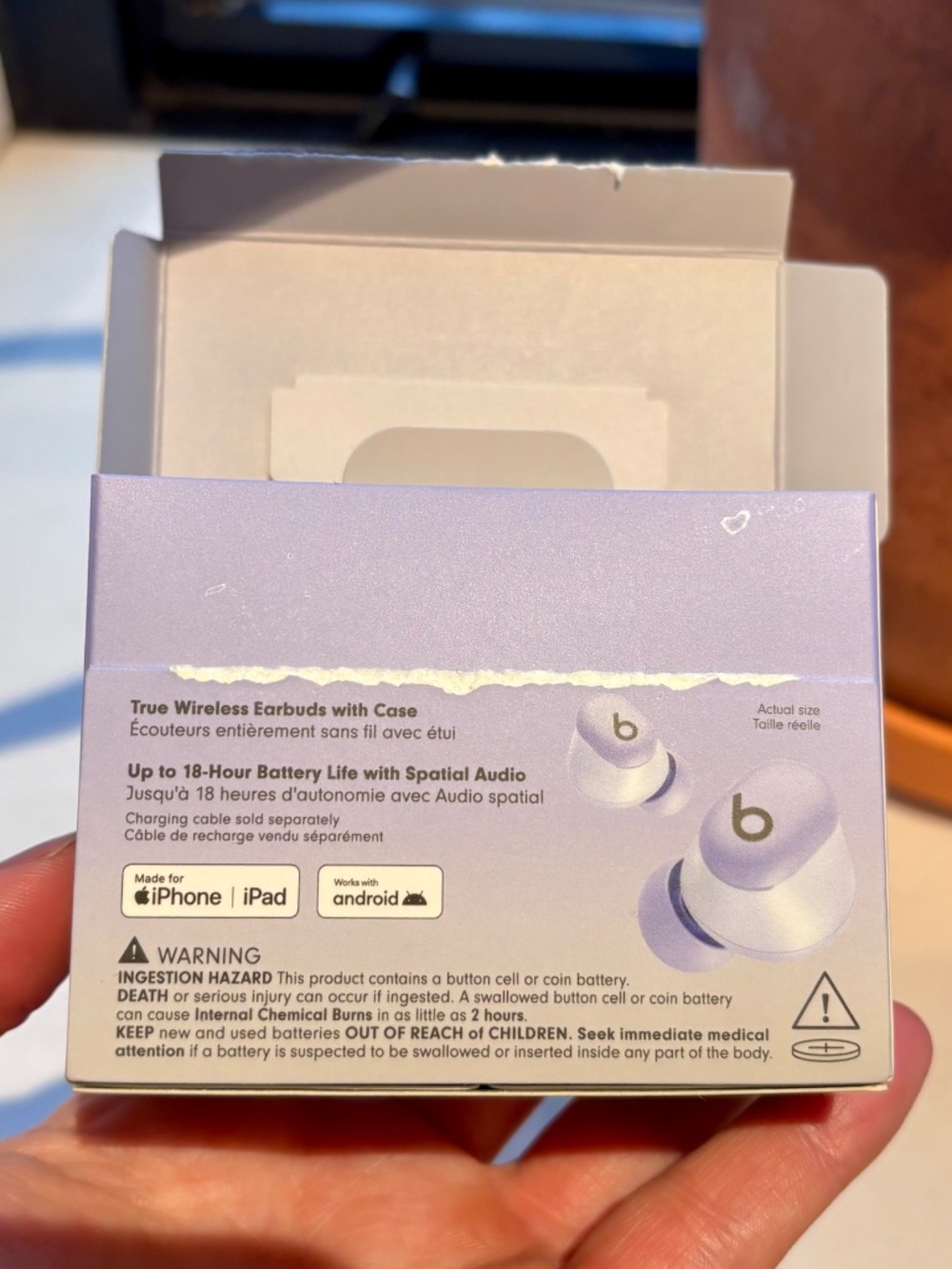 Beats Solo Buds - Arctic Purple - Picture 5 of 9